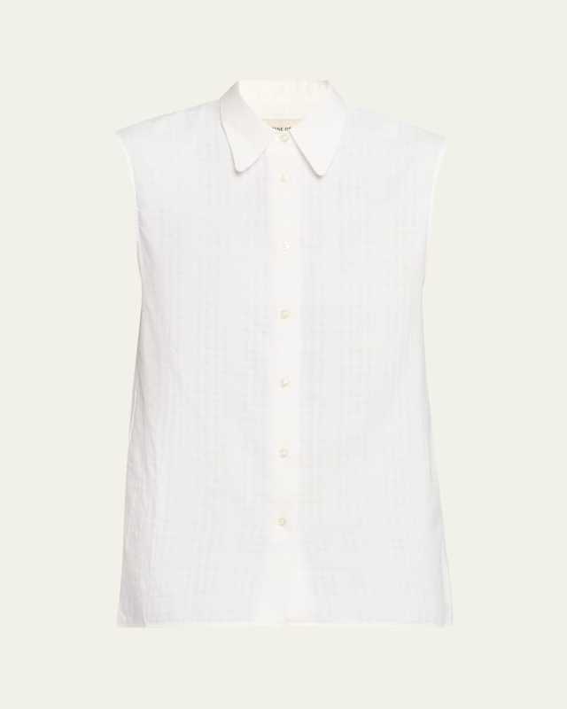Iseult Sleeveless Japanese Cotton Shirt